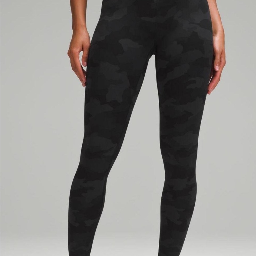 Lululemon Athletica Dark Camouflage Leggings